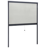 VidaXL Raamhor oprolbaar 130x170 cm antracietkleurig