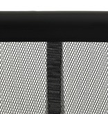 VidaXL Vliegengordijn 4-delig 240x240 cm mesh zwart