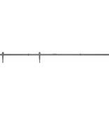 vidaXL Ophangset voor minischuifdeur 183 cm koolstofstaal