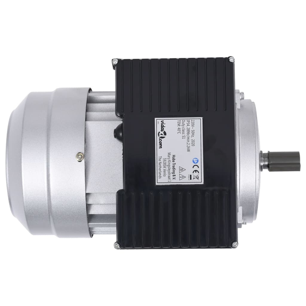 VidaXL Elektromotor 1 fase 2,2 kW/3 pk 2-polig 2800 rpm