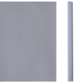 vidaXL Tuinscherm 35x0,19 m PVC mat lichtgrijs