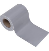 VidaXL Tuinscherm 35x0,19 m PVC mat lichtgrijs