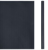 VidaXL Tuinscherm 35x0,19 m PVC mat donkergrijs