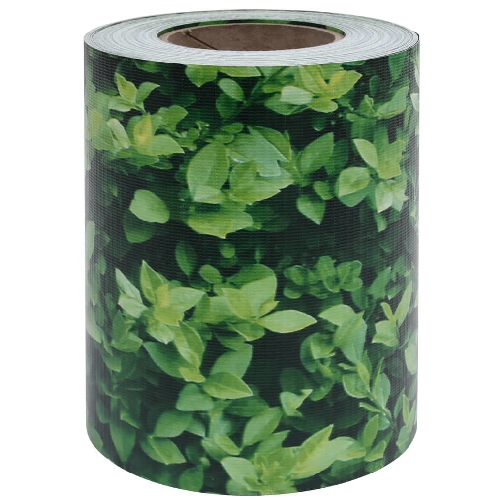 VidaXL Tuinschermen 4 st 35x0,19 m PVC groen