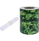VidaXL Tuinscherm 35x0,19 m PVC groen