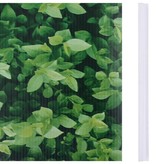 vidaXL Tuinscherm 35x0,19 m PVC groen