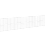 VidaXL Schanskorfmuur met deksels 900x30x200 cm gegalvaniseerd staal