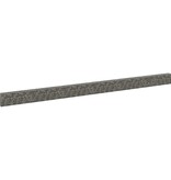 VidaXL Schanskorfmuur met deksels 900x30x50 cm gegalvaniseerd staal