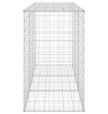 VidaXL Schanskorfmuur met deksels 200x60x100 cm gegalvaniseerd staal