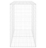 VidaXL Schanskorfmuur met deksels 150x60x100 cm gegalvaniseerd staal