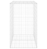 VidaXL Schanskorfmuur met deksels 100x60x100 cm gegalvaniseerd staal