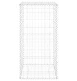 VidaXL Schanskorfmuur met deksels 60x50x150 cm gegalvaniseerd staal