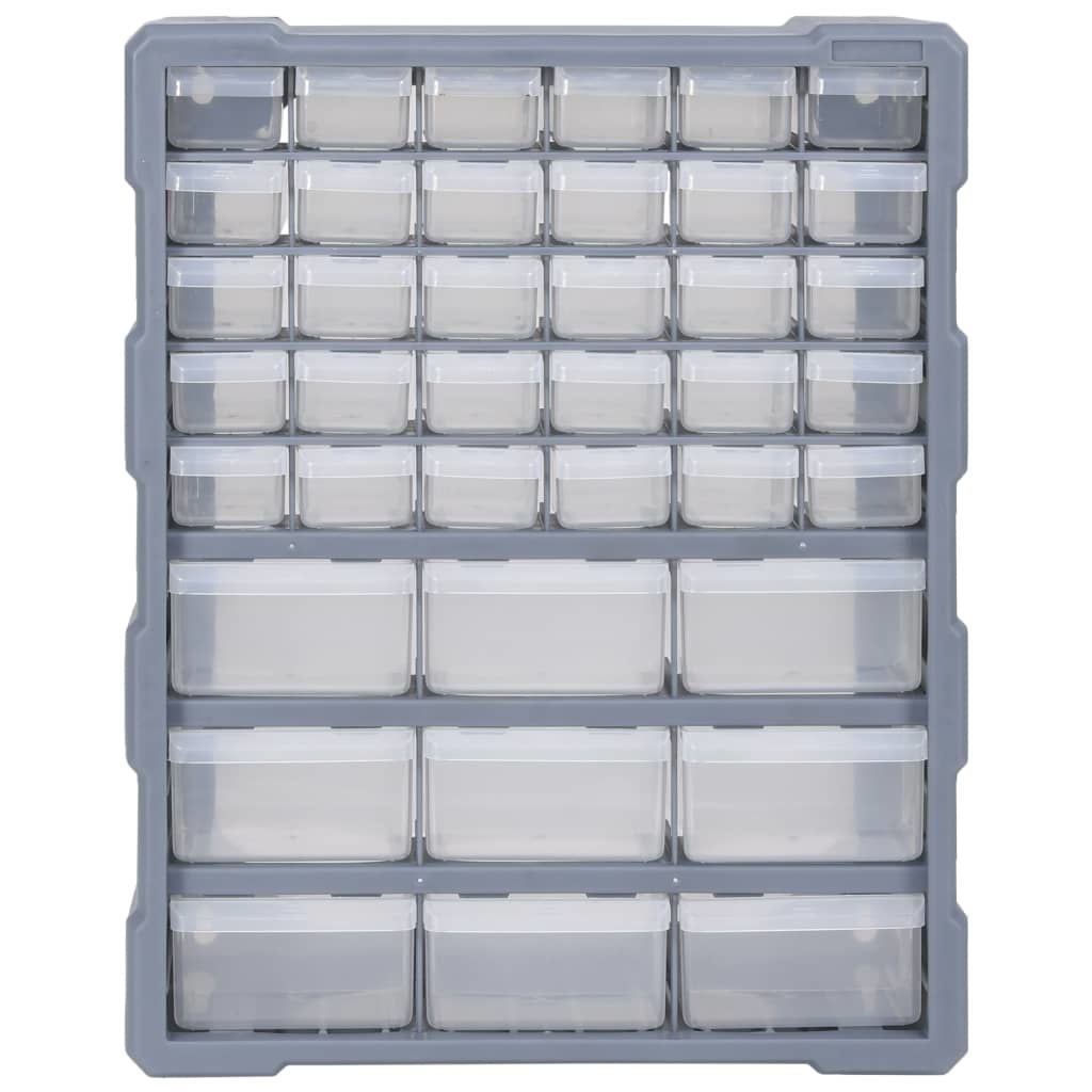 vidaXL Organiser met 39 lades 38x16x47 cm