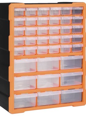 vidaXL Organiser met 39 lades 38x16x47 cm