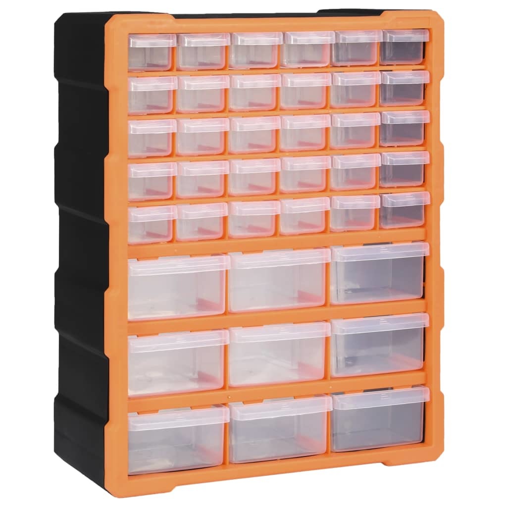 vidaXL Organiser met 39 lades 38x16x47 cm