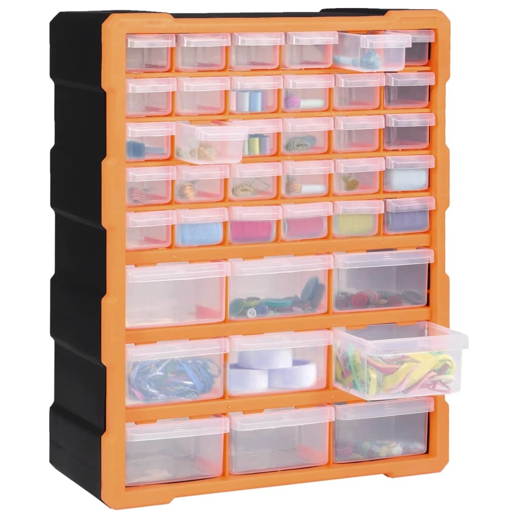 vidaXL Organiser met 39 lades 38x16x47 cm