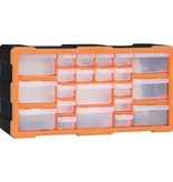 vidaXL Organiser met 22 lades 49x16x25,5 cm