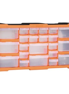VidaXL Organiser met 22 lades 49x16x25,5 cm