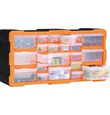 vidaXL Organiser met 22 lades 49x16x25,5 cm