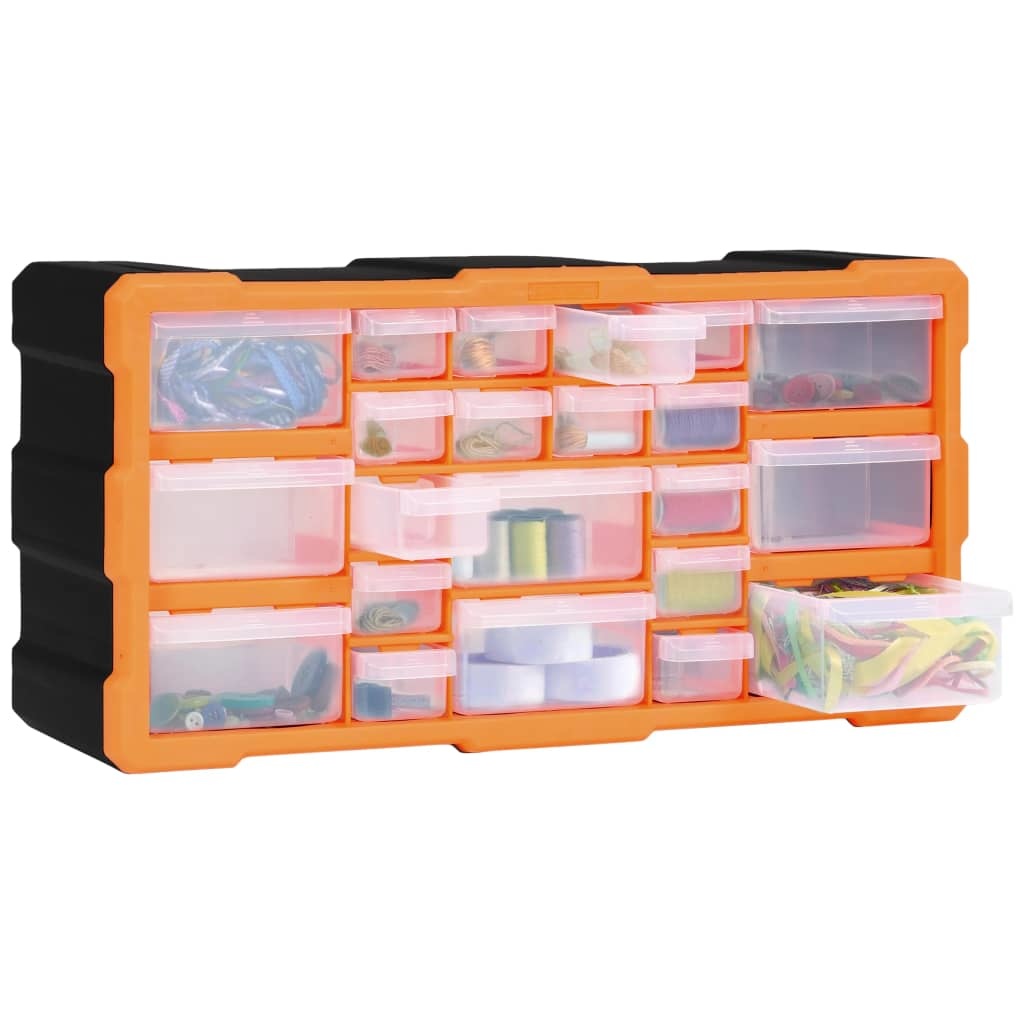 vidaXL Organiser met 22 lades 49x16x25,5 cm