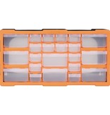 vidaXL Organiser met 22 lades 49x16x25,5 cm