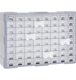 vidaXL Organiser met 64 lades 52x16x37,5 cm