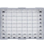 vidaXL Organiser met 64 lades 52x16x37,5 cm