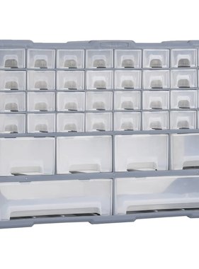 vidaXL Organiser met 40 lades 52x16x37,5 cm