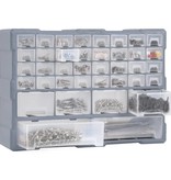 vidaXL Organiser met 40 lades 52x16x37,5 cm