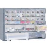 vidaXL Organiser met 40 lades 52x16x37,5 cm