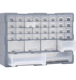 vidaXL Organiser met 40 lades 52x16x37,5 cm