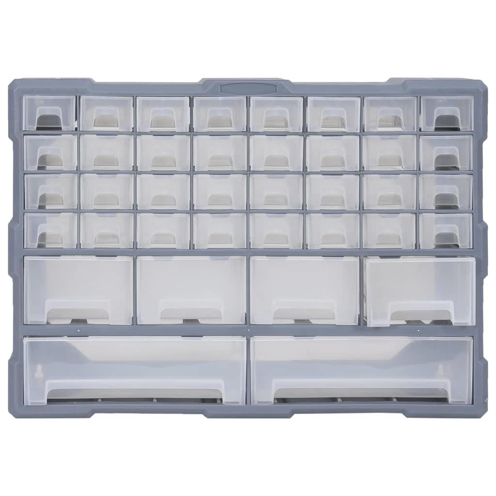 vidaXL Organiser met 40 lades 52x16x37,5 cm