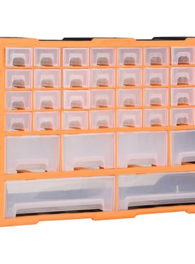 vidaXL Organiser met 40 lades 52x16x37,5 cm