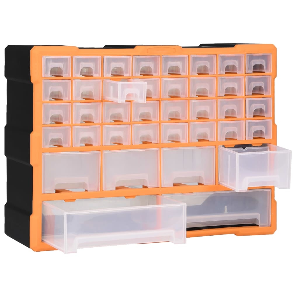 vidaXL Organiser met 40 lades 52x16x37,5 cm