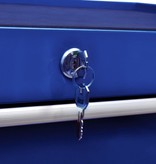 VidaXL Gereedschapswagen met 7 lades blauw