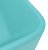 VidaXL Wastafel 41x30x12 cm keramiek mat lichtgroen