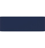 VidaXL Wastafel 41x30x12 cm keramiek mat donkerblauw