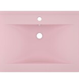 VidaXL Wastafel met kraangat 60x46 cm keramiek matroze