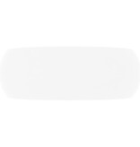 VidaXL Wastafel rond 40x15 cm keramiek matwit