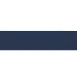 VidaXL Wastafel wandmontage met overloop keramiek donkerblauw