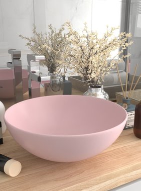 VidaXL Wastafel rond keramiek matroze