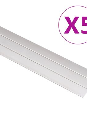 VidaXL Vloerprofielen 5 st 134 cm aluminium goudkleurig