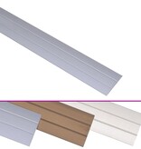 VidaXL Vloerprofielen 5 st 134 cm aluminium zilverkleurig