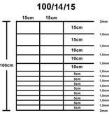VidaXL Hek 50x1 m gegalvaniseerd staal zilverkleurig
