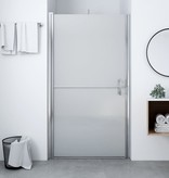 VidaXL Douchedeur mat 100x178 cm gehard glas