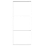 VidaXL Inloopdouchewand transparant 140x195 cm ESG-glas
