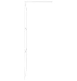 VidaXL Inloopdouchewand transparant 115x195 cm ESG-glas