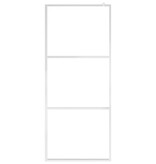 VidaXL Inloopdouchewand transparant 100x195 cm ESG-glas