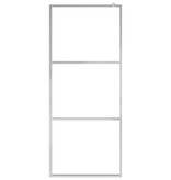 VidaXL Inloopdouchewand transparant 90x195 cm ESG-glas