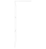 VidaXL Inloopdouchewand transparant 80x195 cm ESG-glas